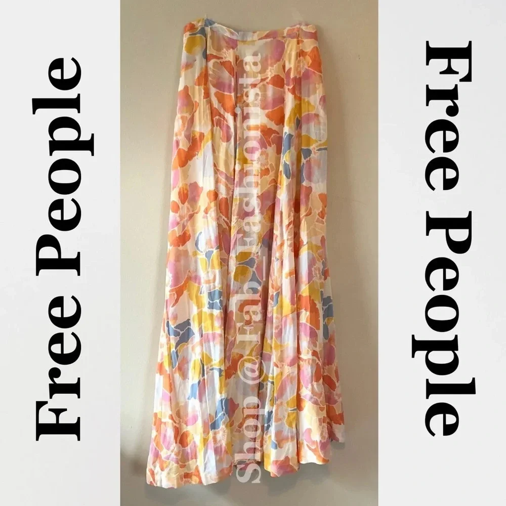Free People Maxi Skirt Size 2 Floral Print